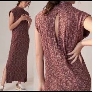 Anthropologie Saturday/Sunday Elisabeth Maxi Dress Plum Large
